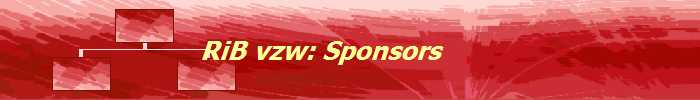 RiB vzw: Sponsors