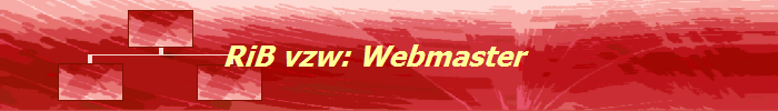 RiB vzw: Webmaster